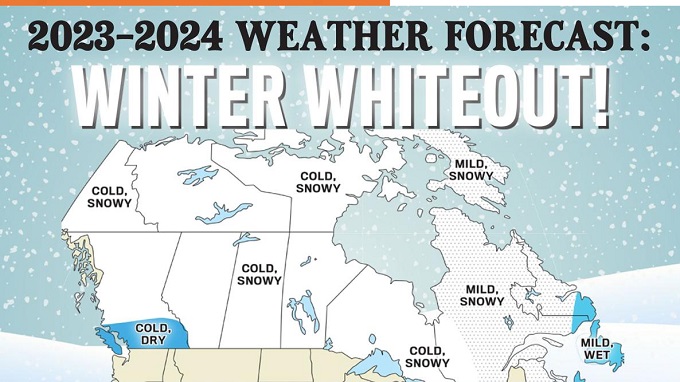 Canada Winter 2023/2024 Winter Weather Outlook.